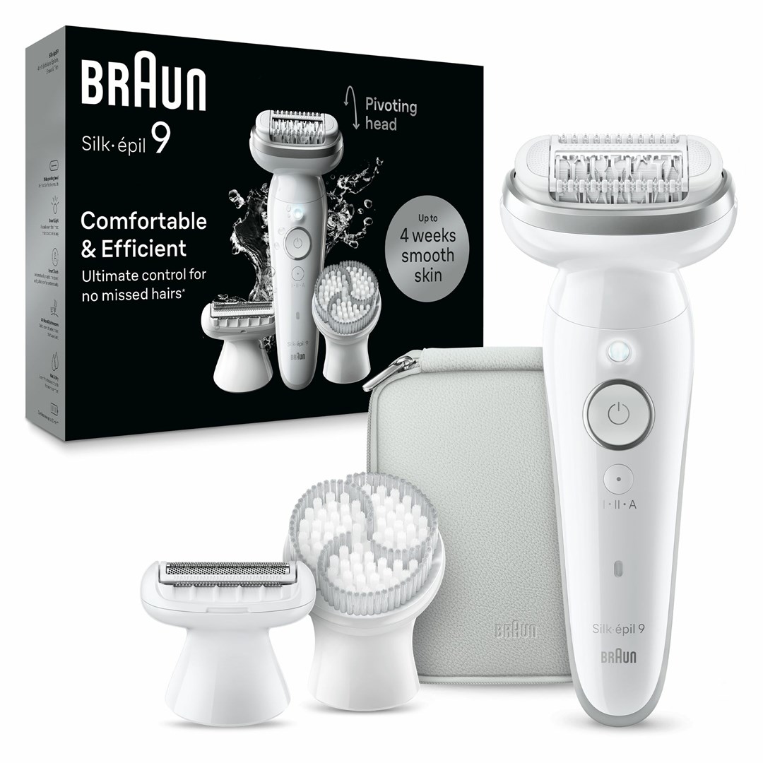 Braun Silk-épil 9 9-061 40 tweezers Silver, White - Afbeelding 4