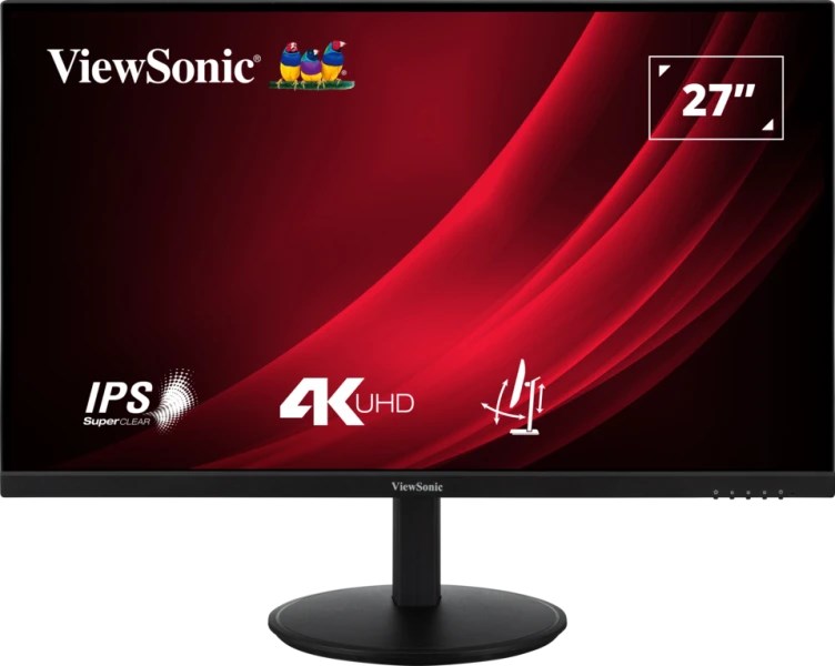 Viewsonic VG Series VG2708-4K computer monitor 68.6 cm (27") 3840 x 2160 pixels 4K Ultra HD LED Black