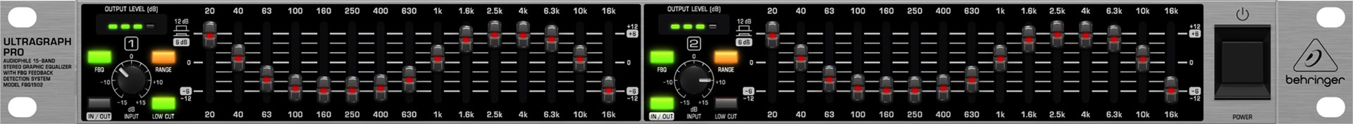 Behringer FBQ1502 audio equalizer - Afbeelding 3