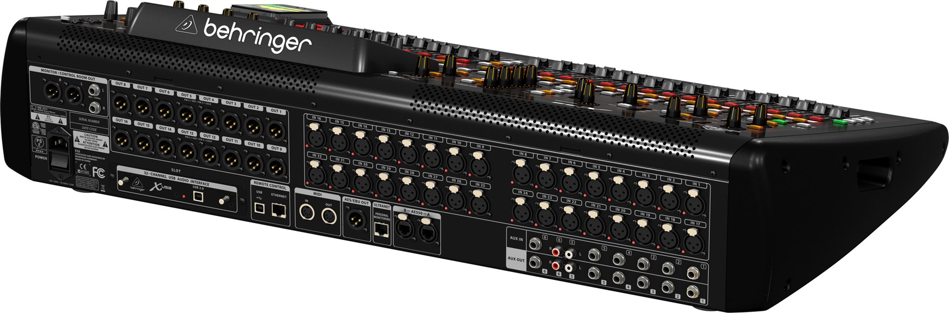 Behringer X32 audio mixer 40 channels 10 - 22000 Hz Black - Afbeelding 7