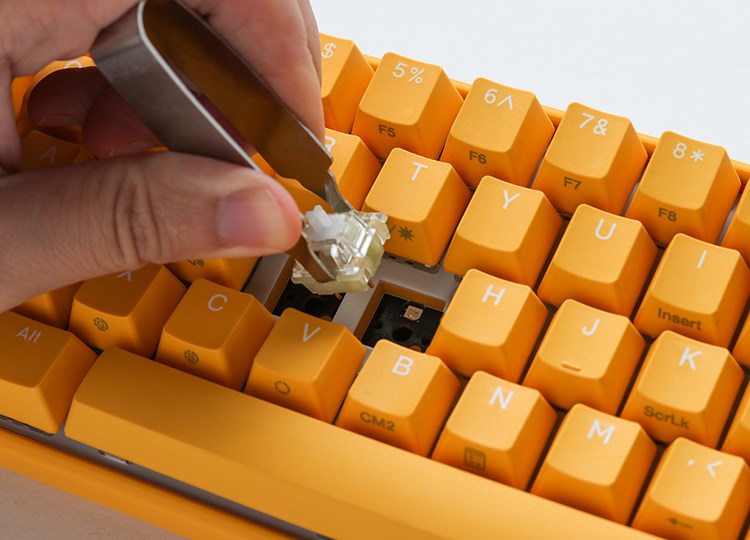Ducky One 3 Yellow Mini keyboard Gaming USB German - Afbeelding 14