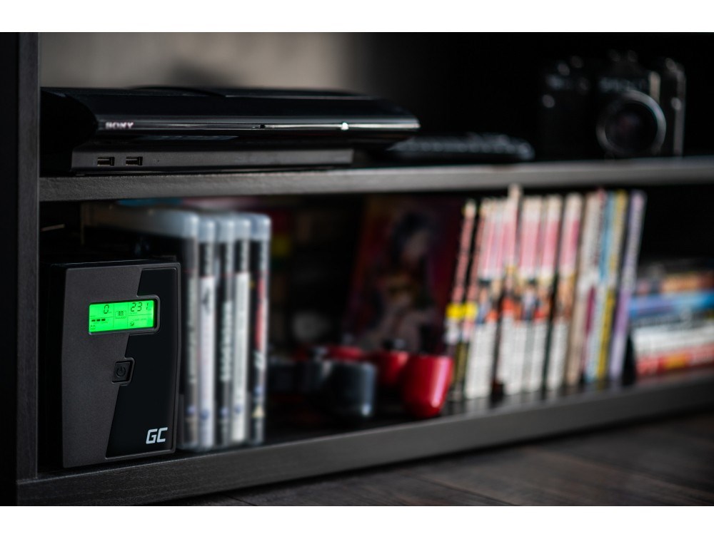 Green Cell UPS03 uninterruptible power supply (UPS) Line-Interactive 1.999 kVA 600 W 4 AC outlet(s) - Afbeelding 5