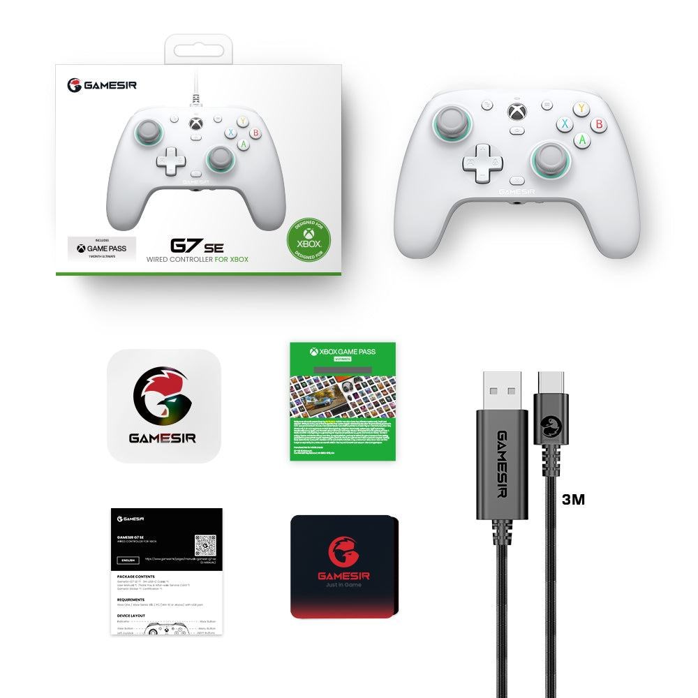 GameSir G7 SE White USB Gamepad Analogue / Digital Xbox One, Xbox Series S, Xbox Series X - Afbeelding 7
