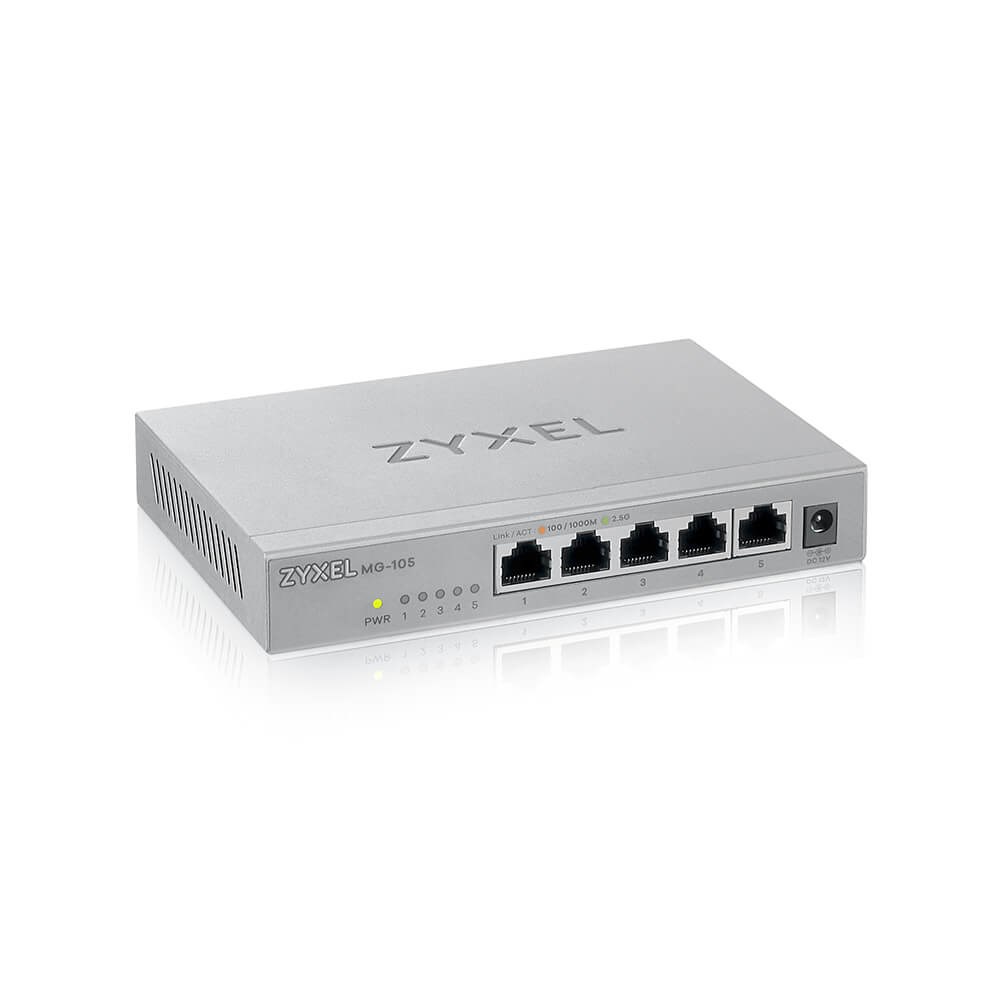 Zyxel XMG-105 Unmanaged 2.5G Ethernet (100/1000/2500) Grey - Afbeelding 11