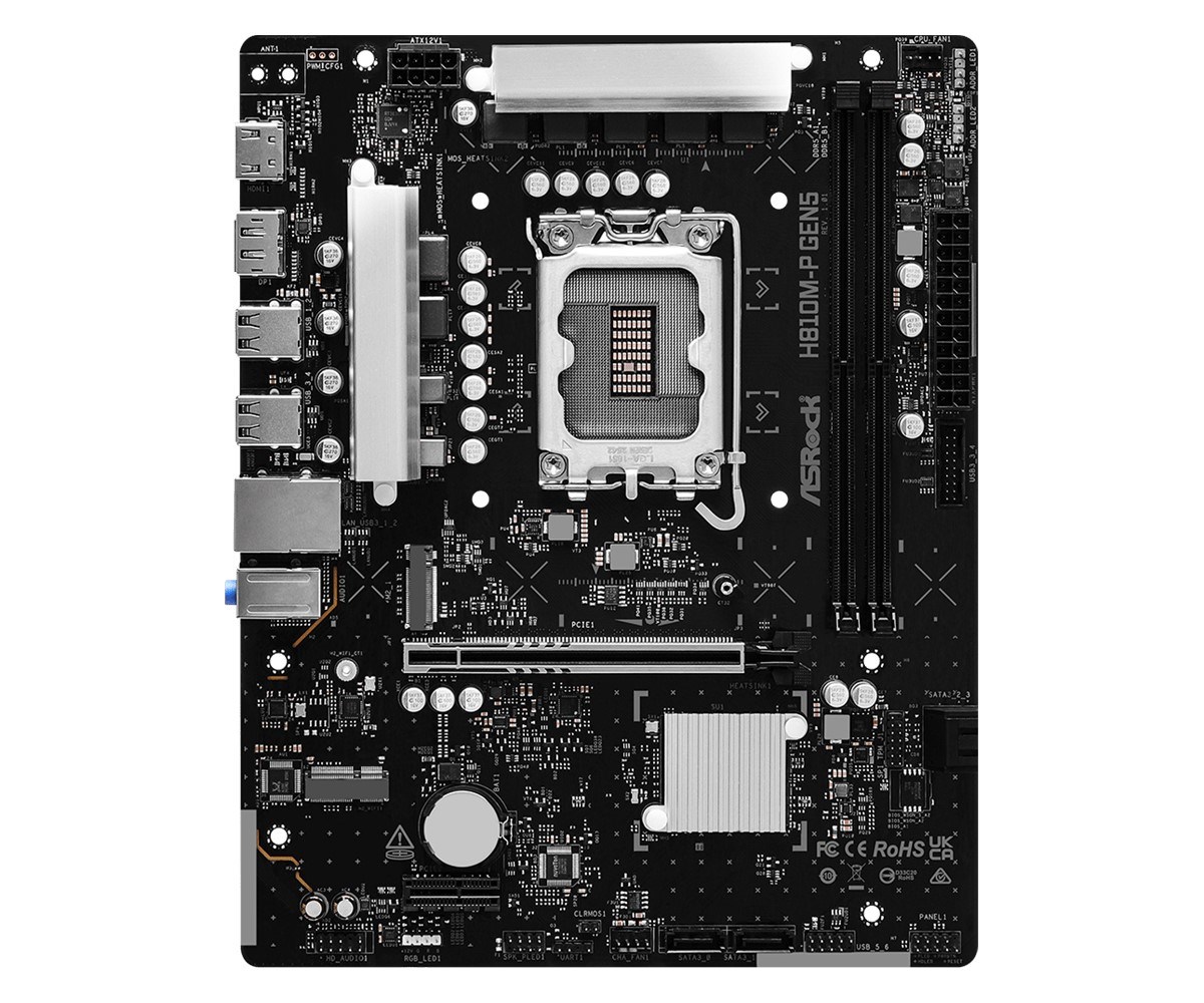 Asrock H810M-P GEN5 motherboard - Afbeelding 3
