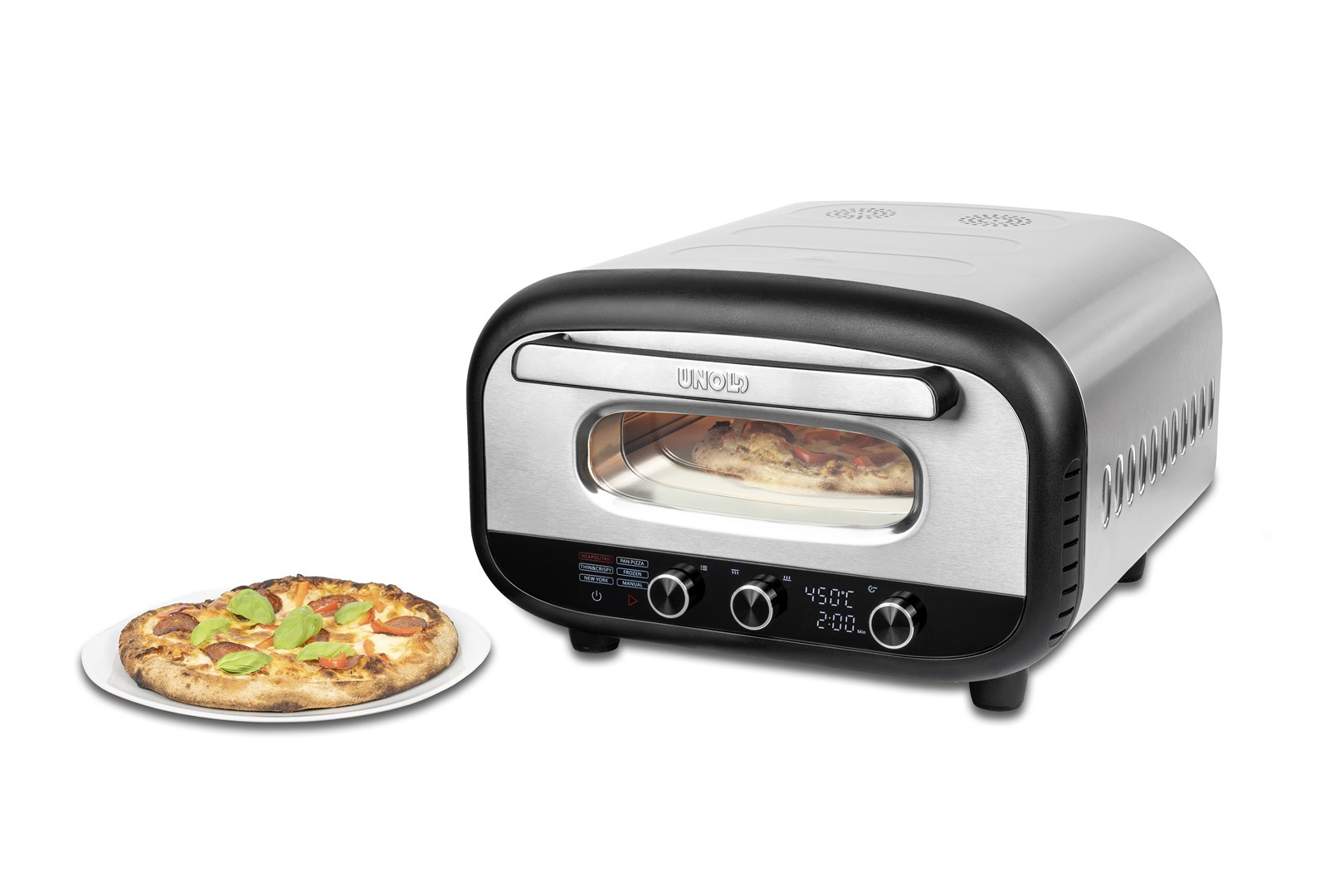 Unold 68806 pizza maker/oven 1 pizza(s) 1700 W Stainless steel - Afbeelding 2