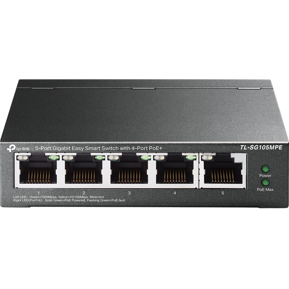 TP-Link 5-Port Gigabit Easy Smart Switch with 4-Port PoE+ - Afbeelding 6