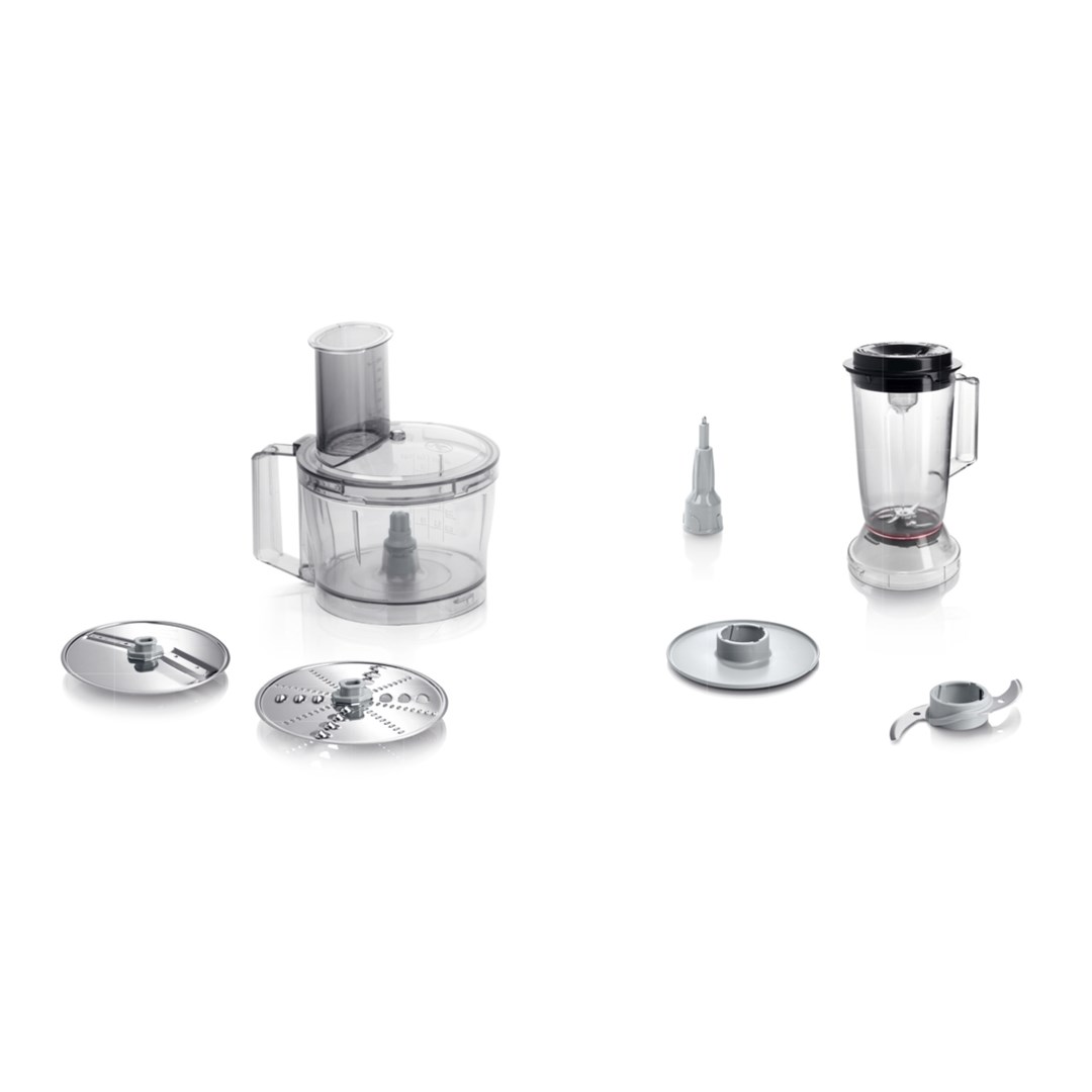 Bosch MCM3201B food processor 800 W 2.3 L Black, Transparent - Afbeelding 4