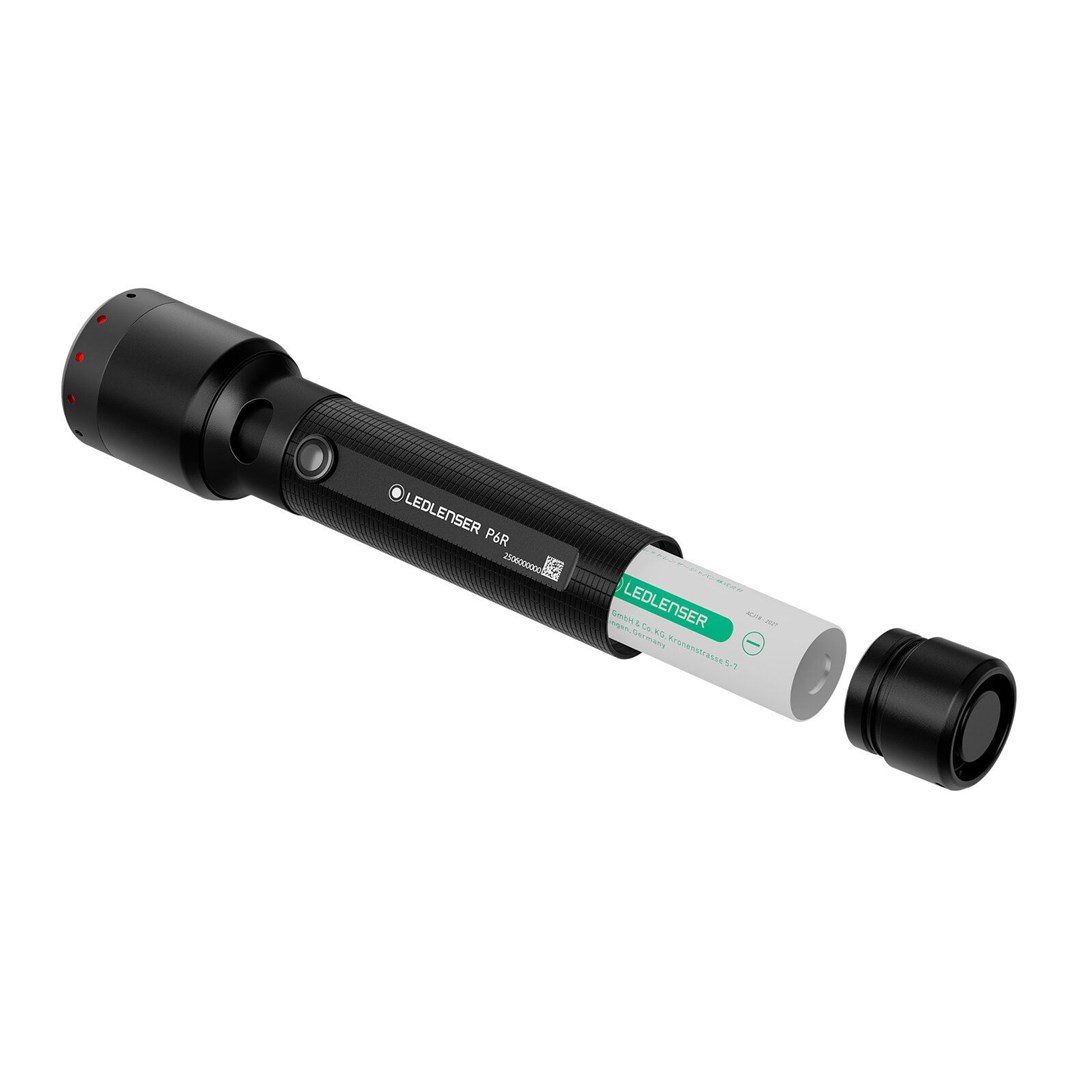 Ledlenser P6R Black Hand flashlight LED - Afbeelding 7