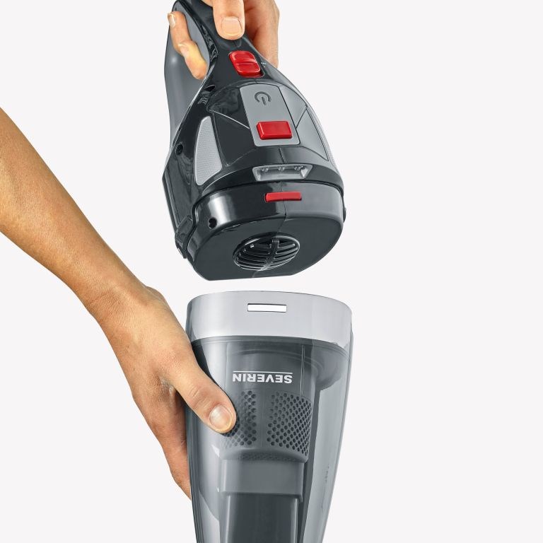 Severin HV 7147 stick vacuum/electric broom Battery Dry Combi Black, Grey, Red - Afbeelding 7