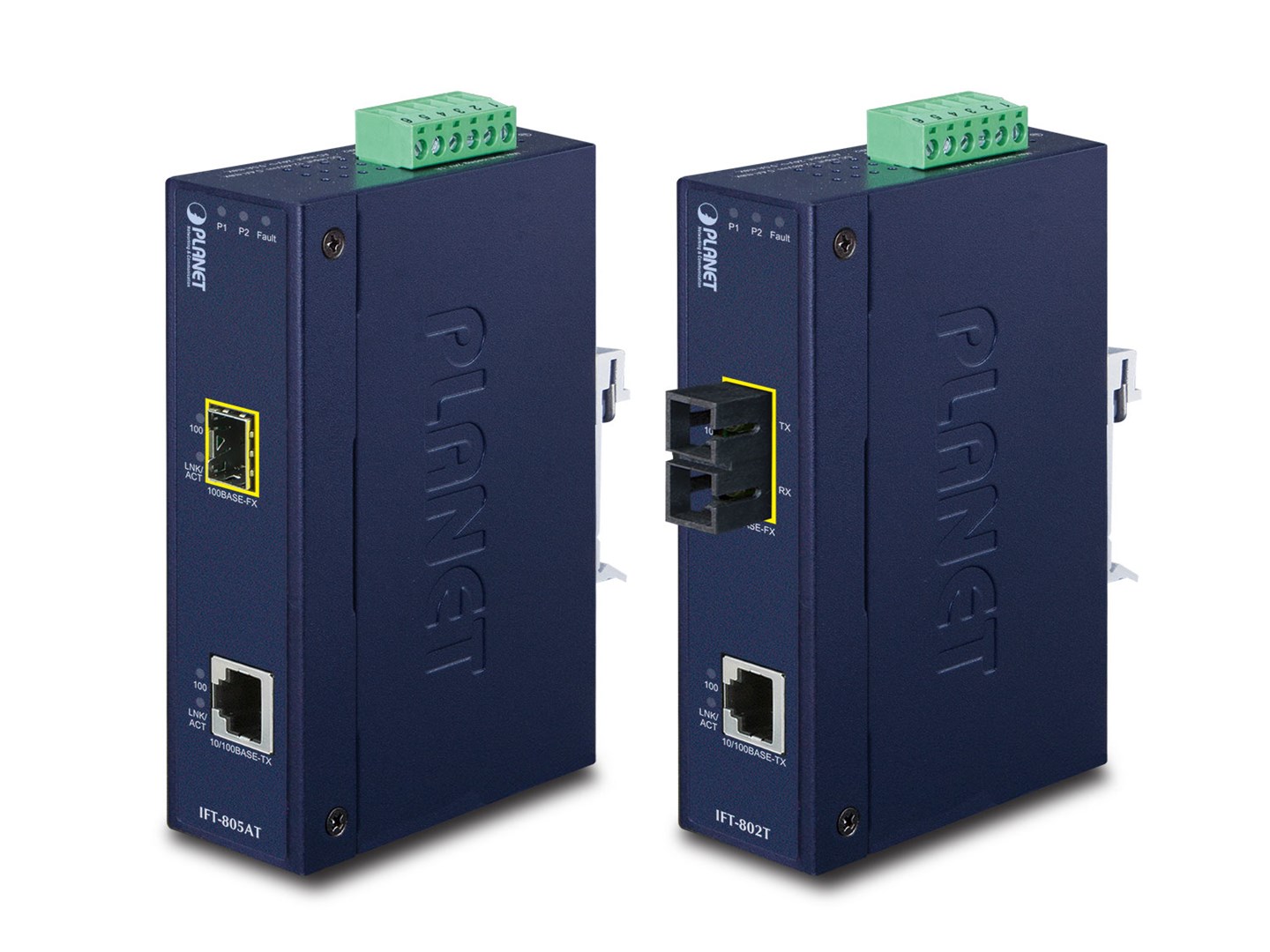 PLANET IFT-802T network media converter 200 Mbit/s 1310 nm Blue - Afbeelding 3