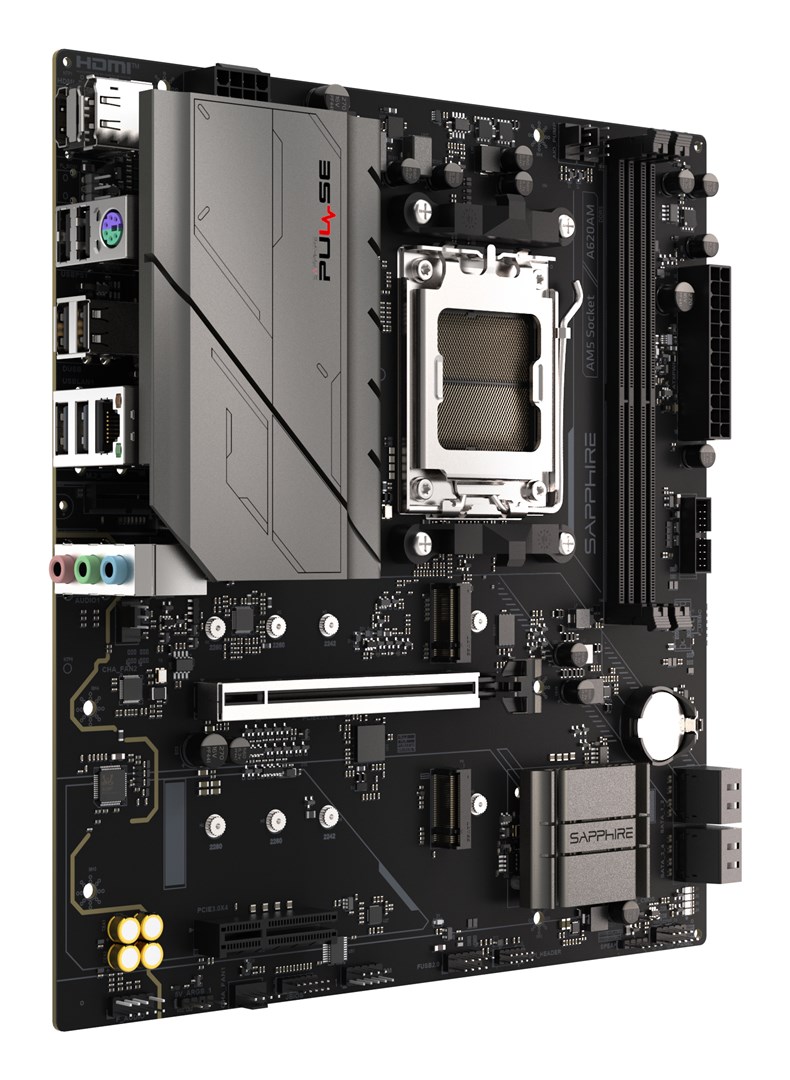 Sapphire PULSE A620AM AMD A620A Socket AM5 micro ATX - Afbeelding 3