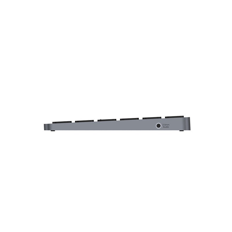 UNITEK D1092A keyboard USB US International Grey - Afbeelding 6