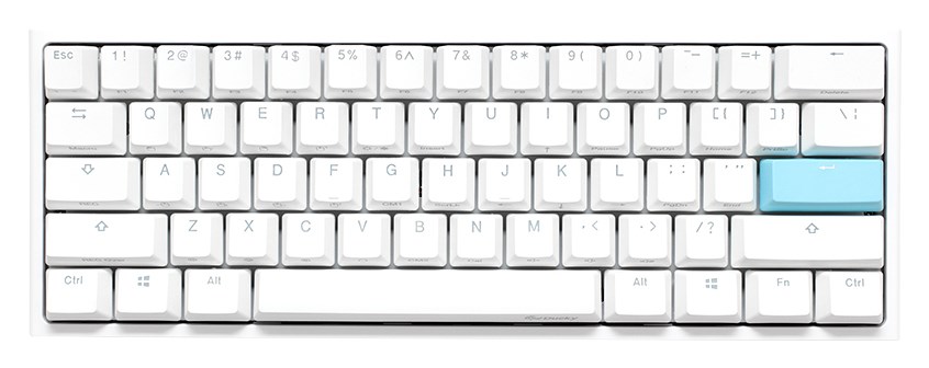 Ducky DKON2061ST keyboard Gaming USB QWERTY US International White