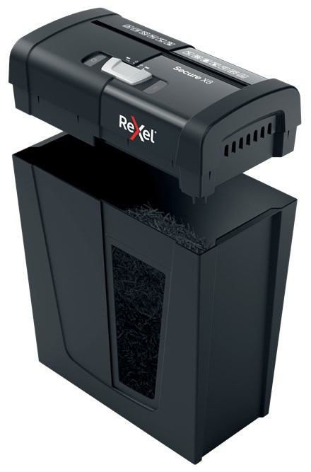 Rexel Secure X8 paper shredder Cross shredding 70 dB Black - Afbeelding 16
