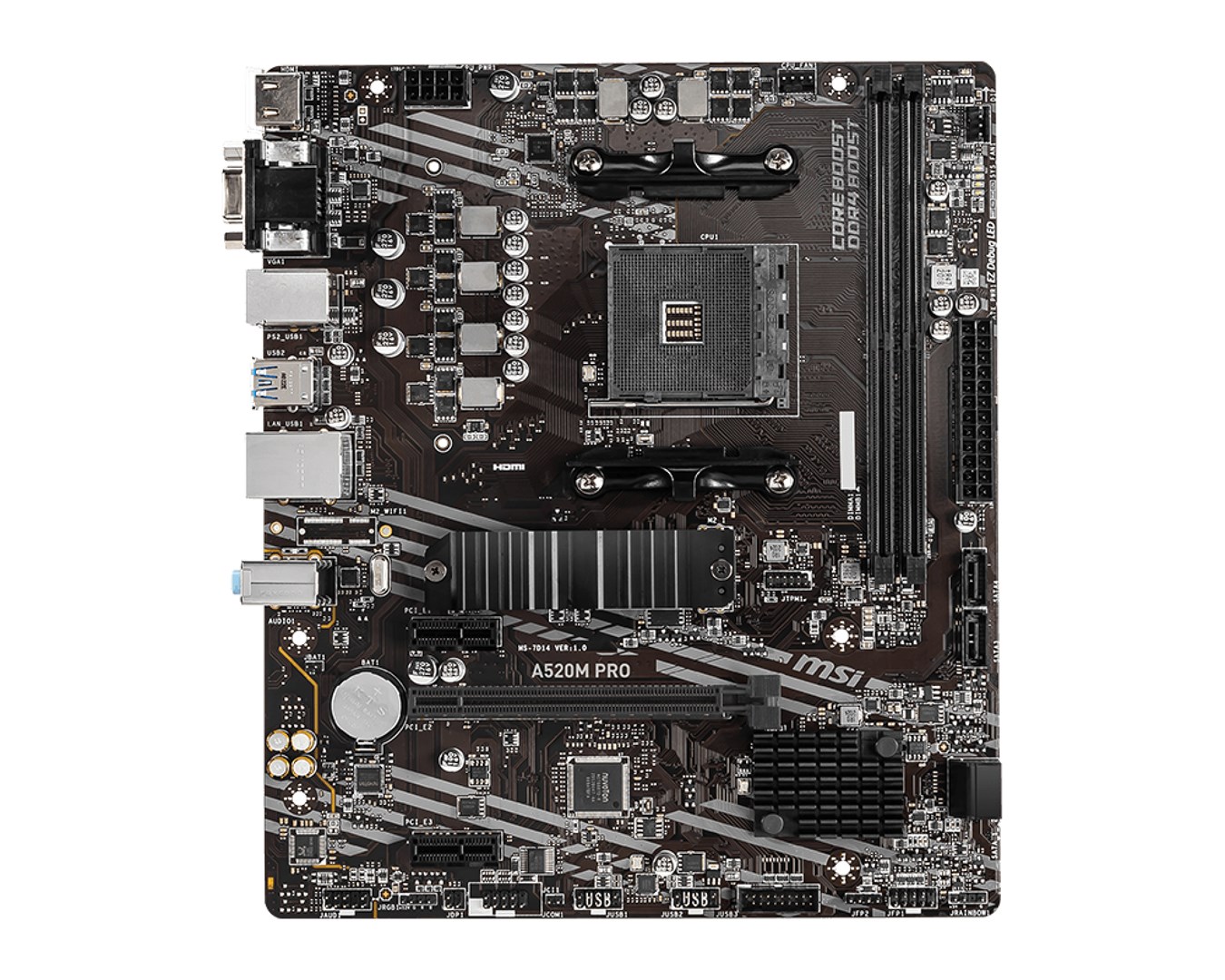 MSI A520M PRO motherboard AMD A520 Socket AM4 micro ATX - Afbeelding 12