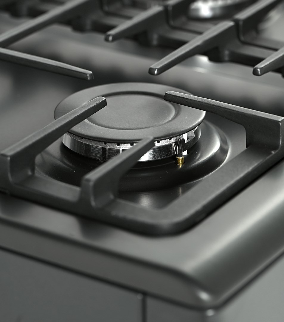 Ravanson KWGE-K90 Cheff Modern Black gas and electric cooker (black) - Afbeelding 6