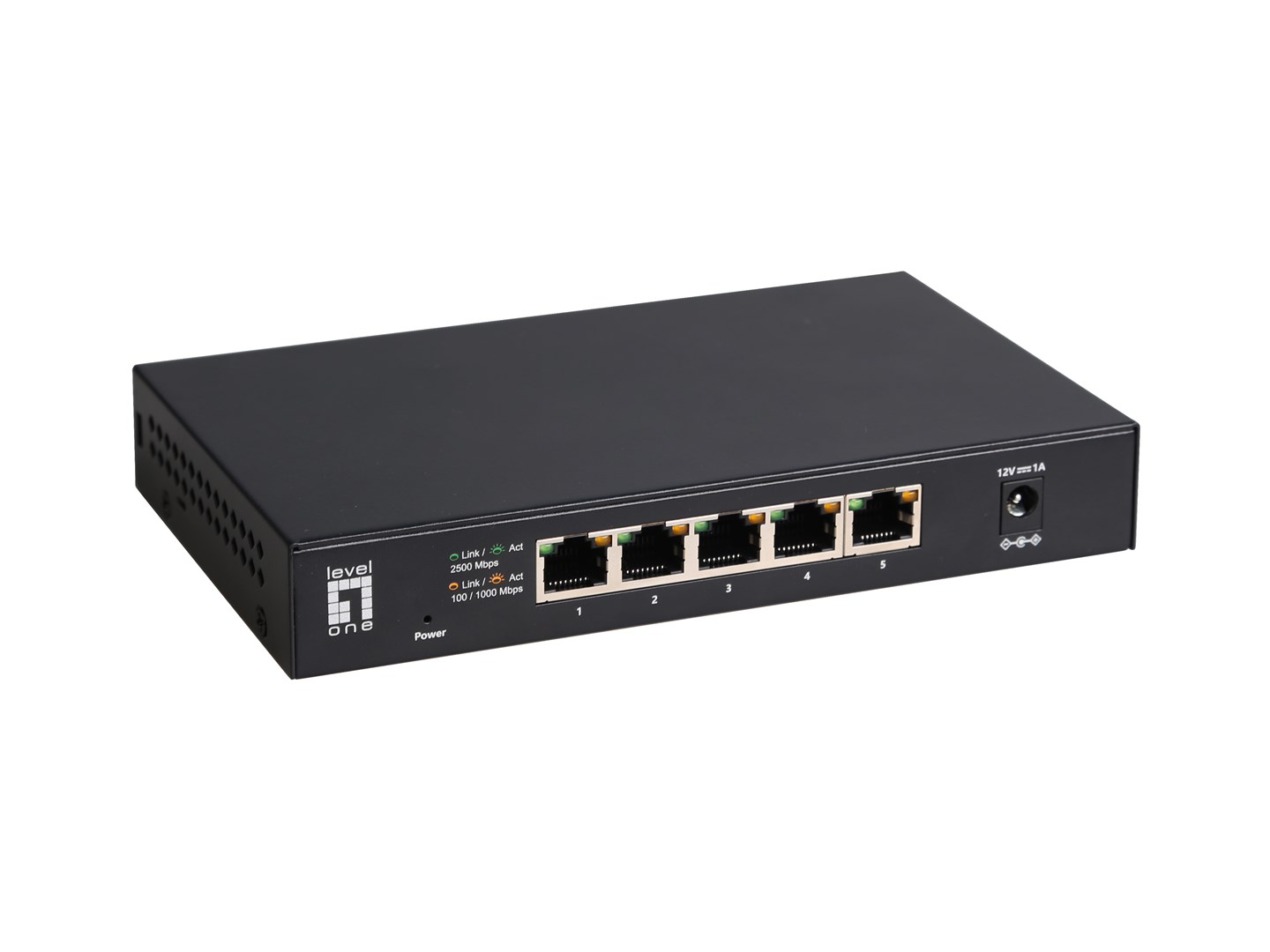 LevelOne 5-Port Unmanaged 2.5-Gigabit Ethernet Switch - Afbeelding 10