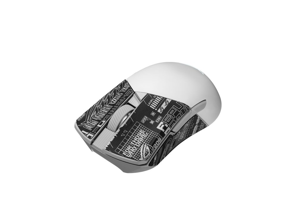 ASUS ROG Gladius III Wireless Aimpoint White mouse Gaming Right-hand RF Wireless + Bluetooth + USB Type-A Optical 36000 DPI - Afbeelding 10