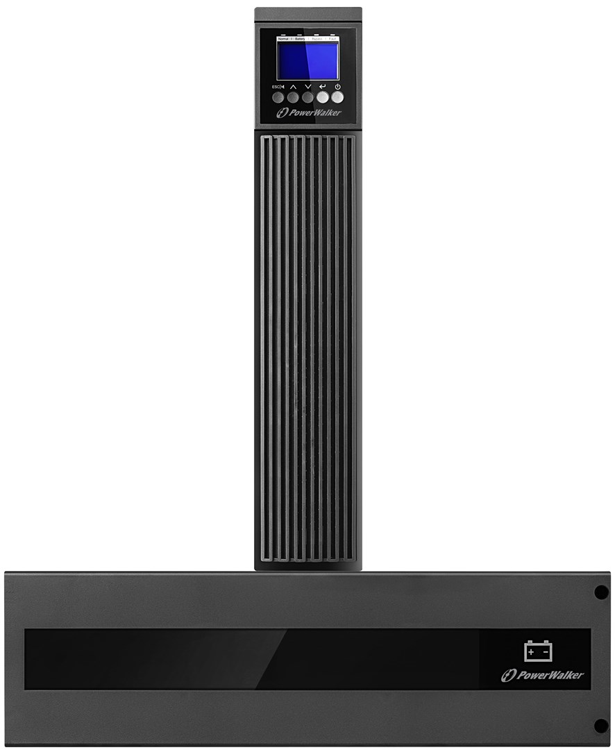PowerWalker VFI 6000 RTG PF1 uninterruptible power supply (UPS) Double-conversion (Online) 6 kVA 6000 W 2 AC outlet(s) - Afbeelding 3
