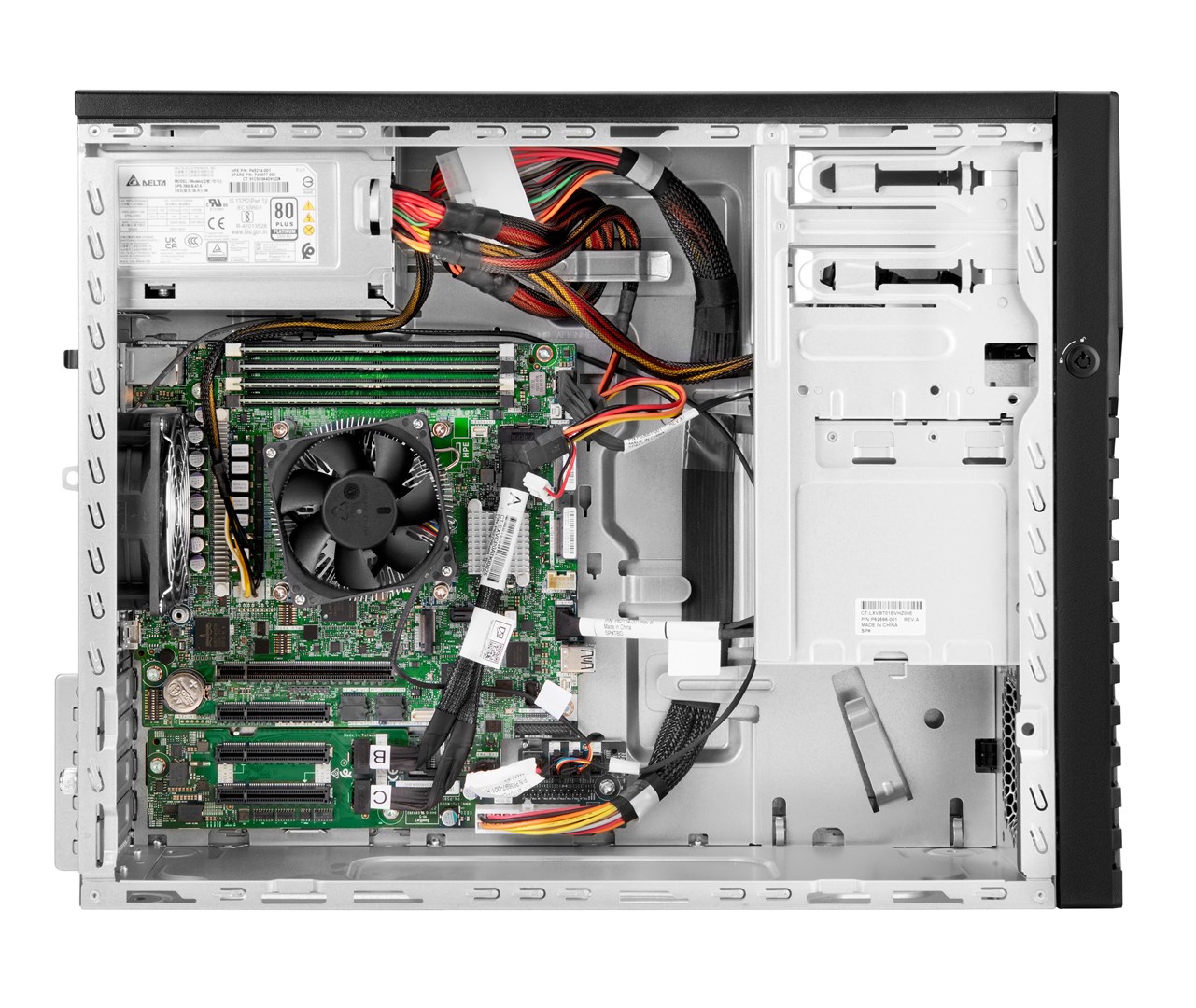 HPE ProLiant ML30 Gen11 6325P 3.5GHz 4c 1P 1x32GB-U 8SFF 2x480GB SSD 1x1000W PS EU Server - Afbeelding 4