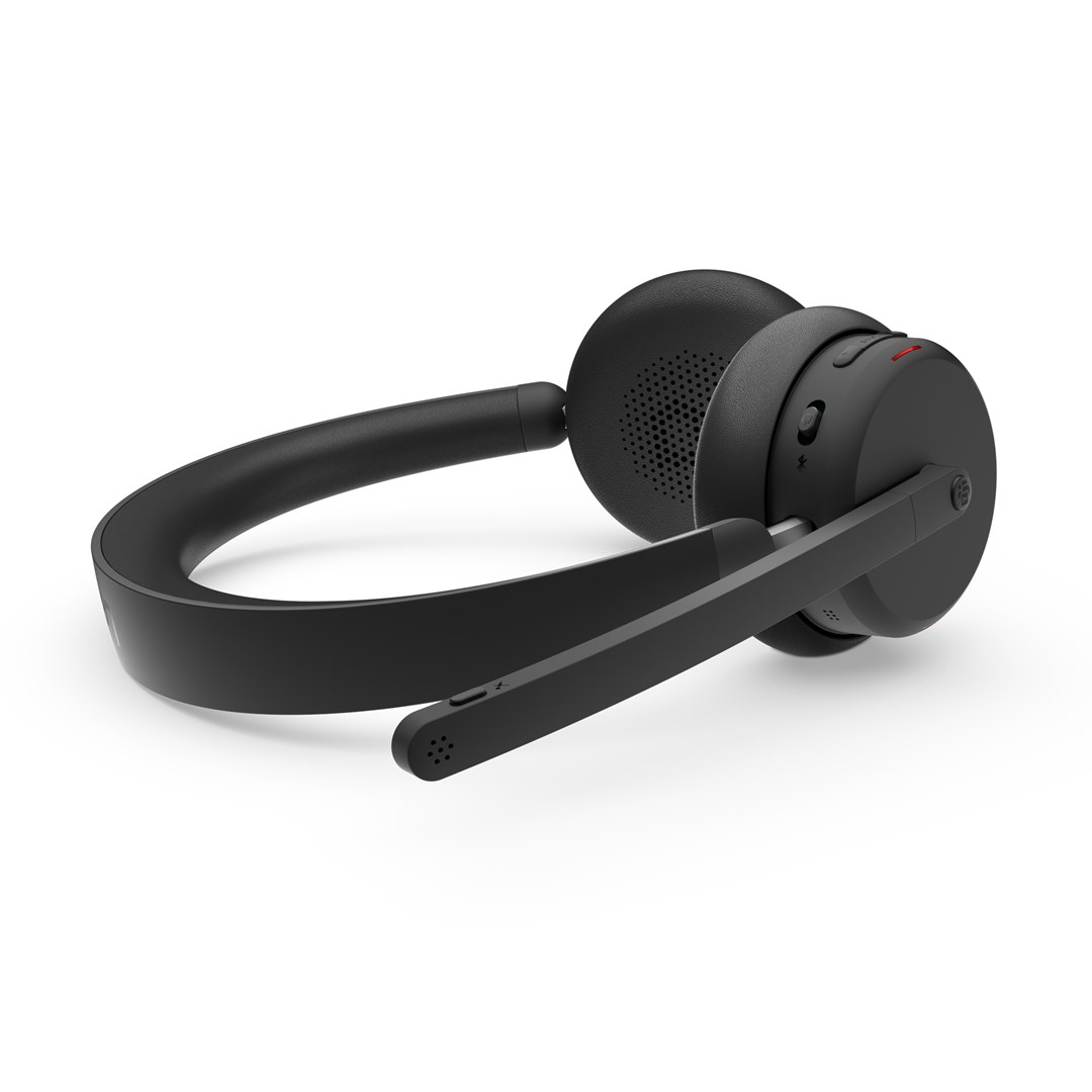 Lenovo 6550 Headset Wireless Head-band Office/Call center USB Type-C Bluetooth Black - Afbeelding 25