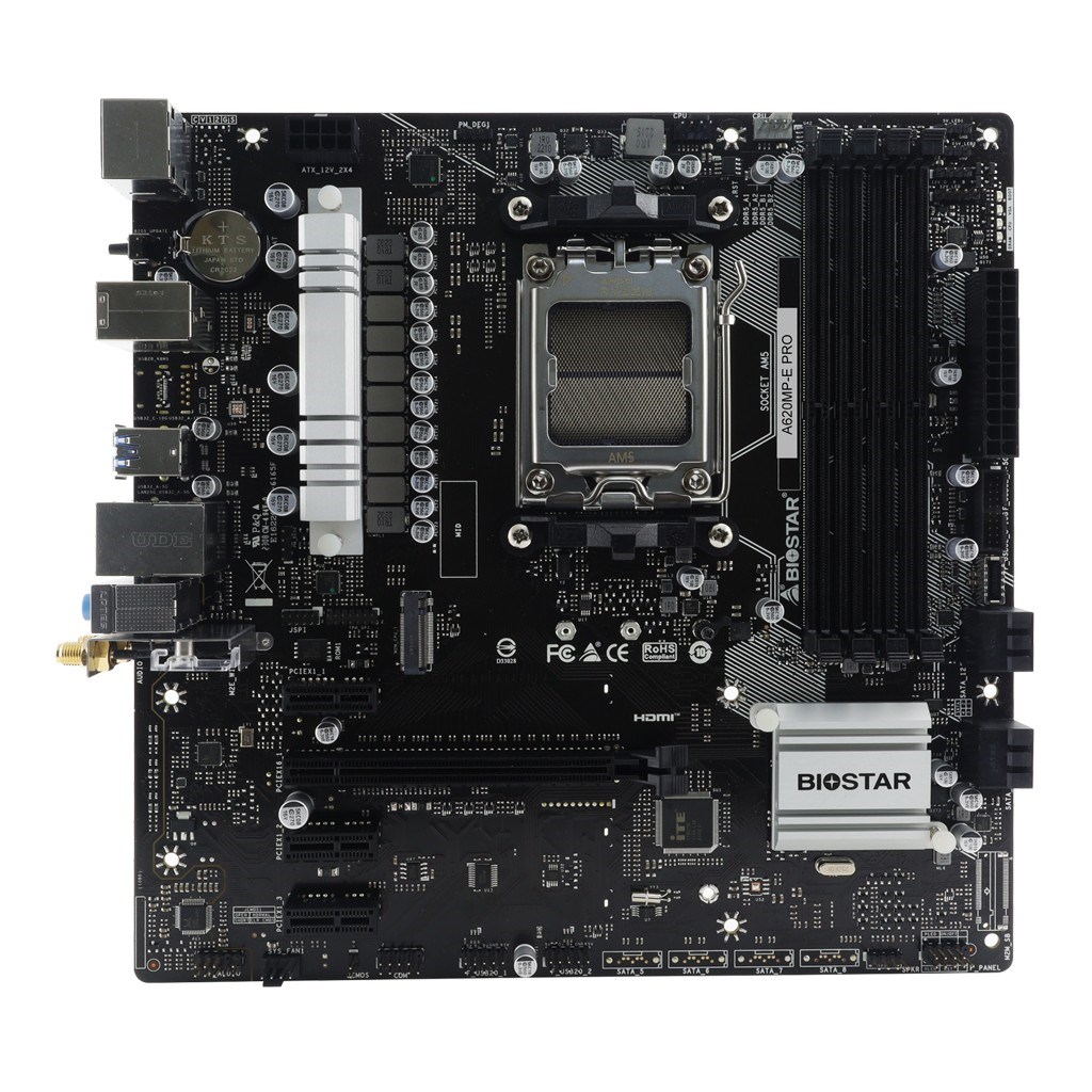 BIOSTAR A620MP-E PRO motherboard - Afbeelding 2