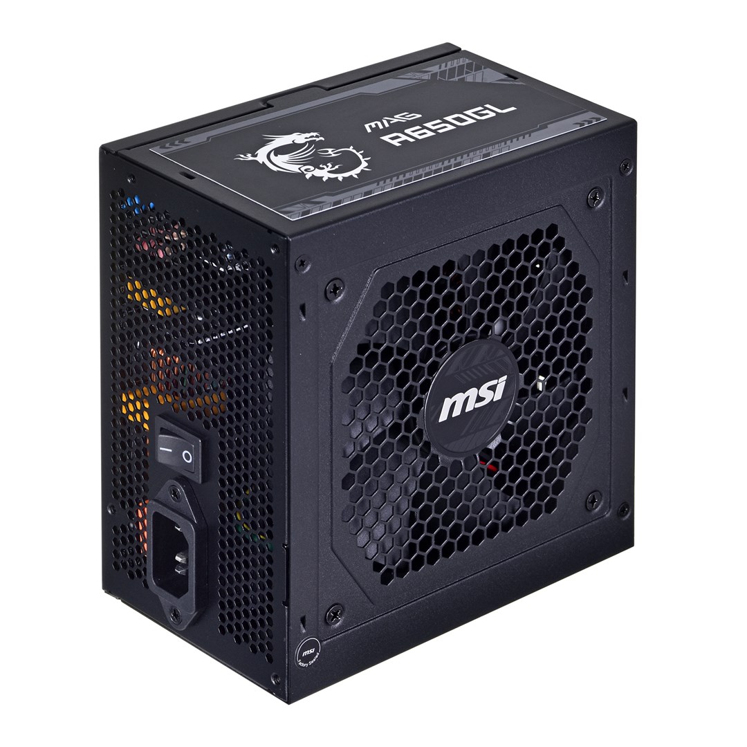 MSI MAG A650GL 650 W 120 mm 80 PLUS Gold power supply - Afbeelding 5