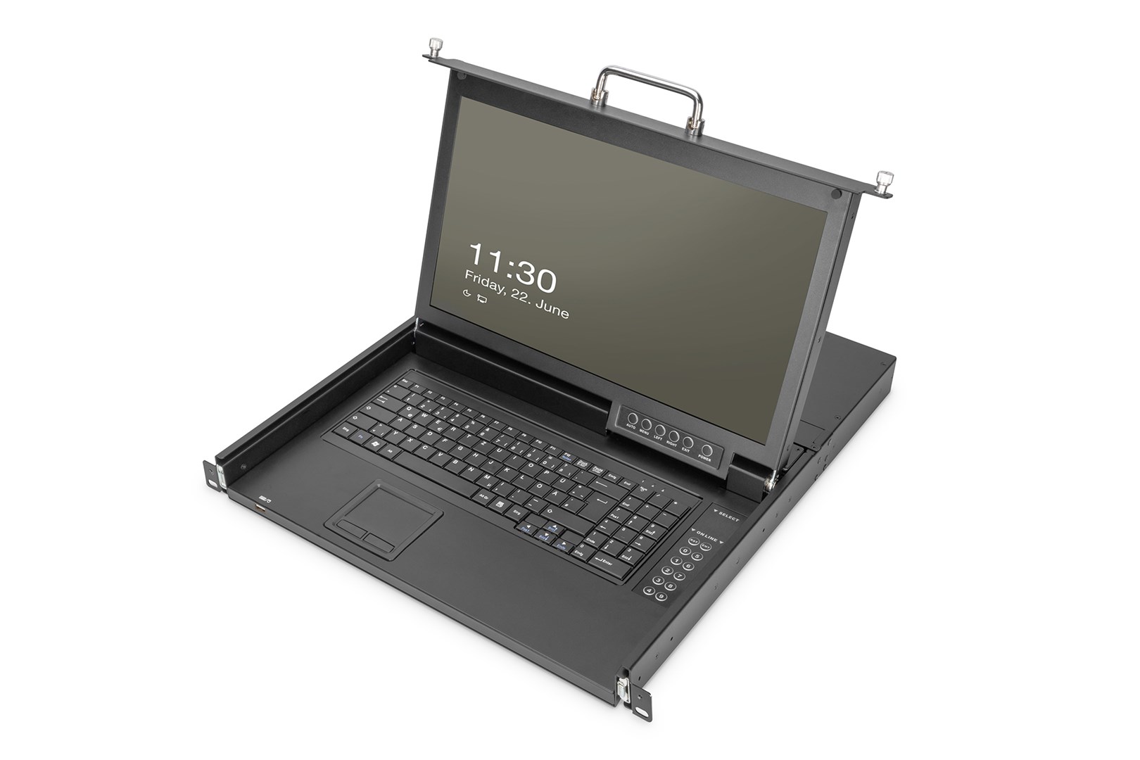Digitus DS-72220-7GE rack console 43.2 cm (17") 1920 x 1080 pixels Black 1U