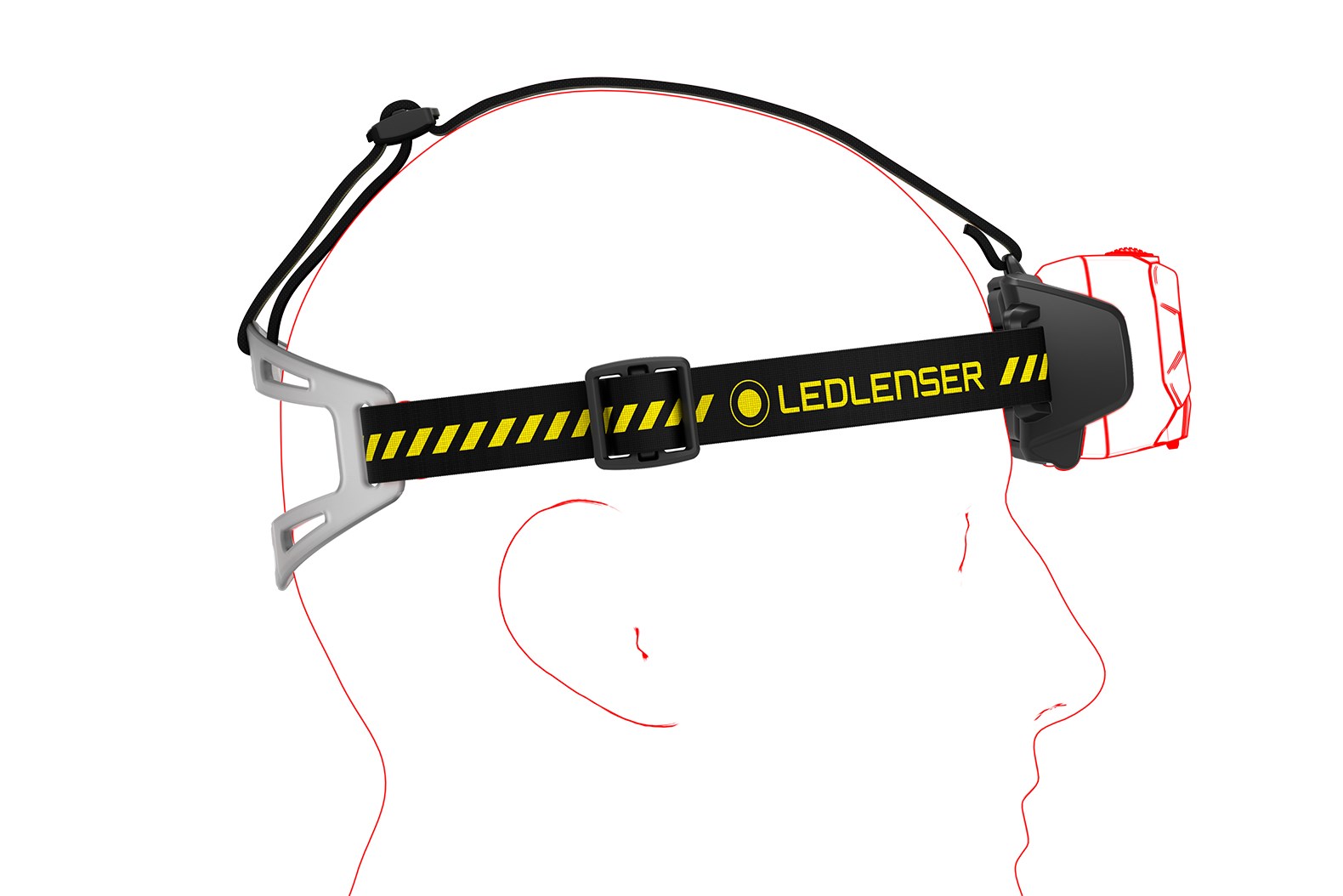 Ledlenser HF8R Work Black Headband flashlight LED - Afbeelding 8