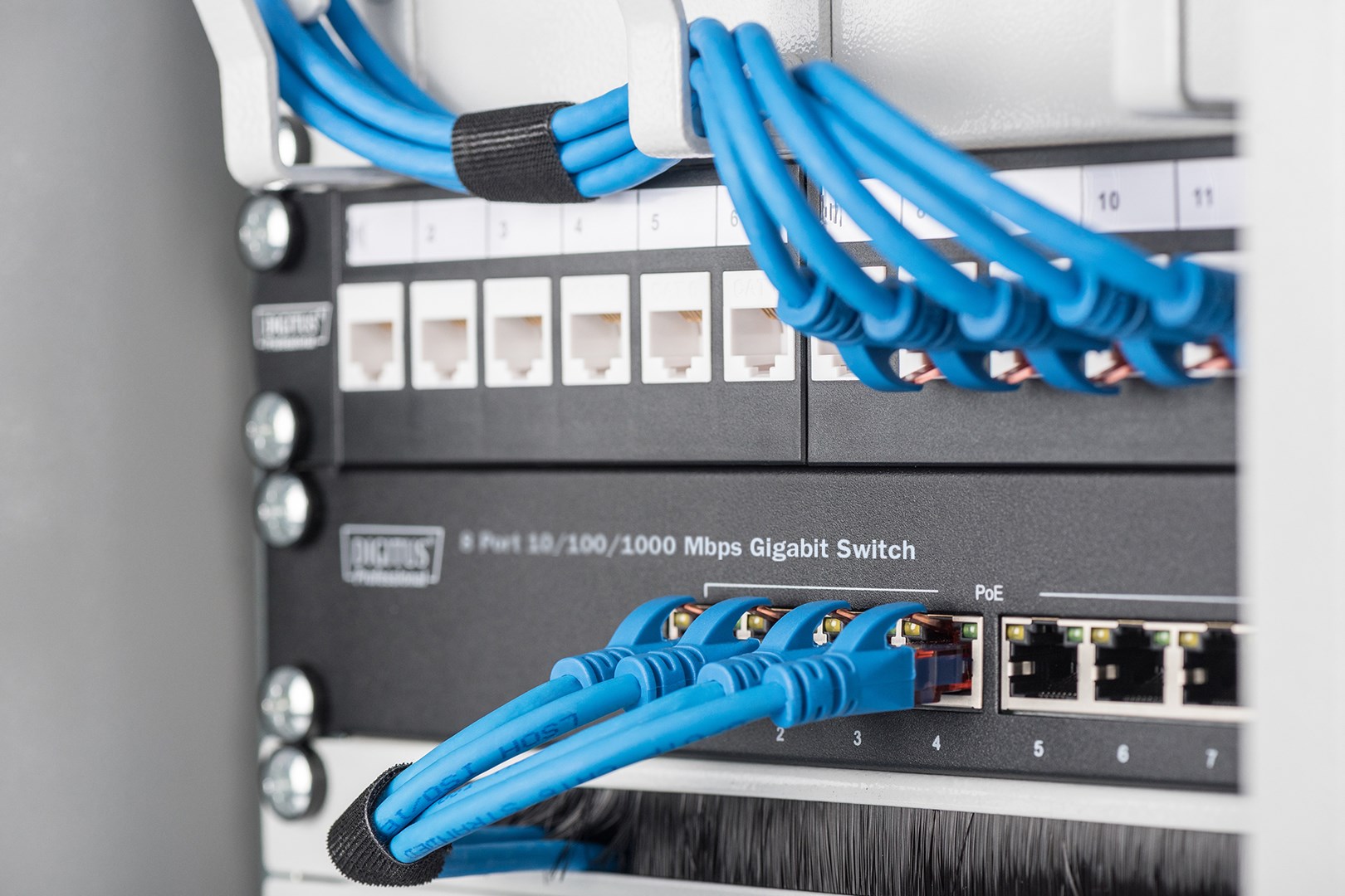 Digitus 10" Gigabit 8-Port Unmanaged Switch - Afbeelding 4