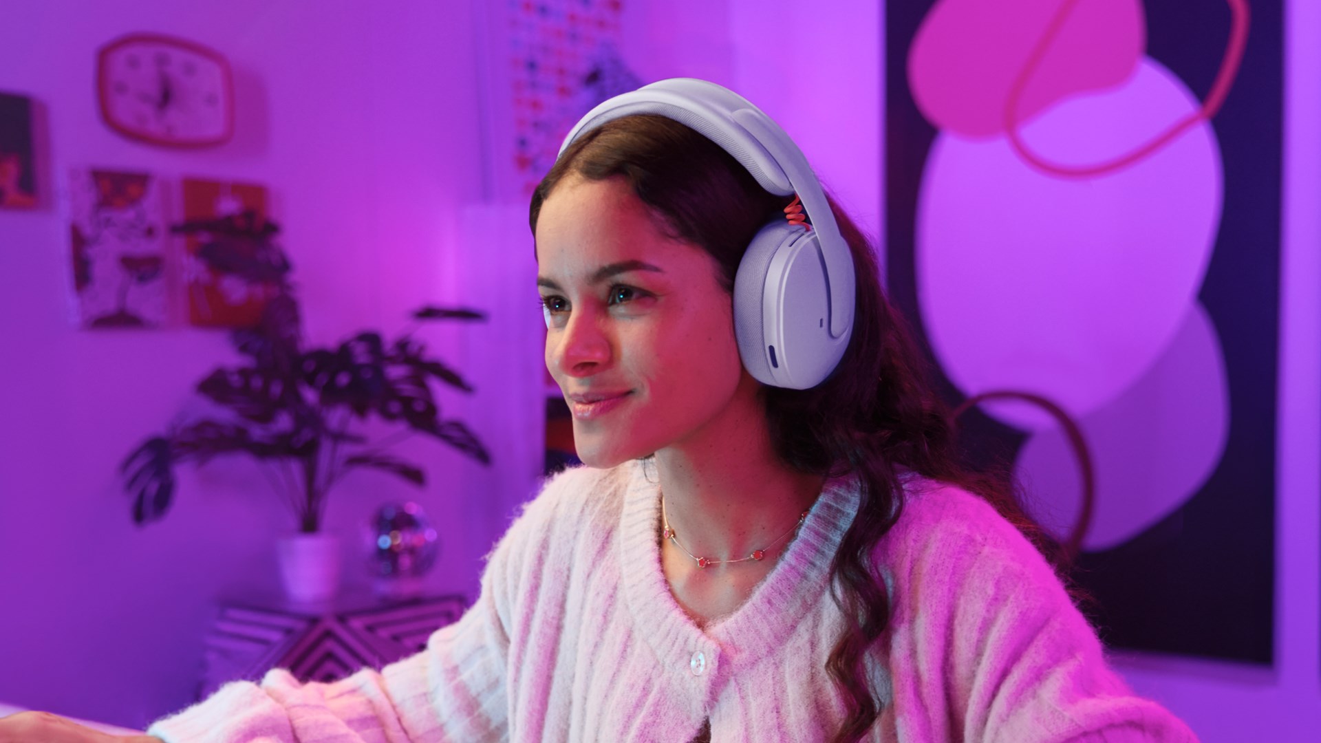 Logitech G G325 LIGHTSPEED Headset Wireless Head-band Gaming Bluetooth Lilac - Afbeelding 7