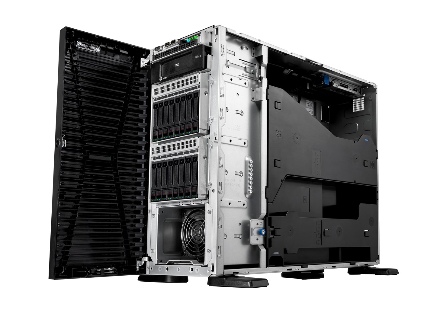 HPE ProLiant ML110 Gen11 4510 12-core 1P 64GB-R MR408i-o 8SFF 2x480GB SSD 2x1000W RPS EU Server - Afbeelding 4