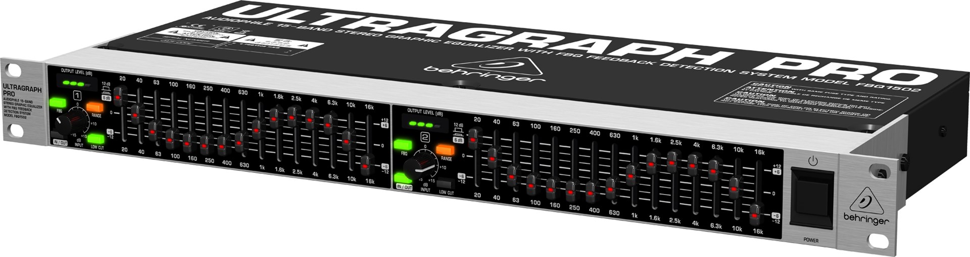 Behringer FBQ1502 audio equalizer - Afbeelding 5