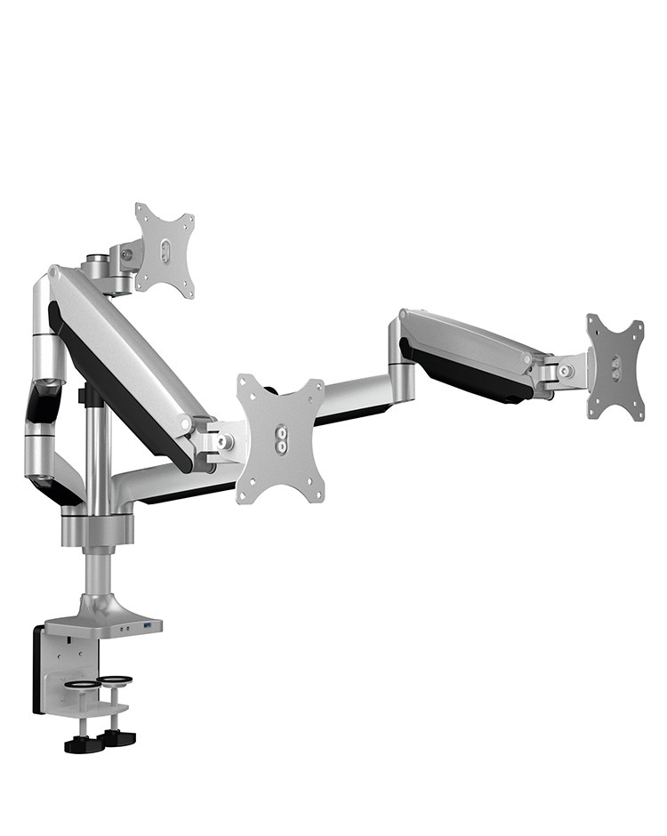 ICY BOX IB-MS505-TI 81.3 cm (32") Desk Black, Silver