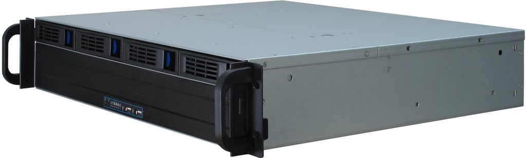 Inter-Tech IPC 2U-2404S Rack Black, Silver - Afbeelding 5