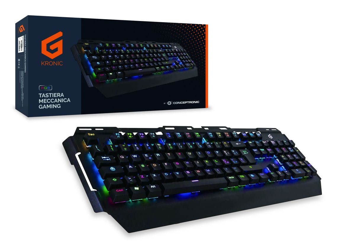 Conceptronic KRONIC Mechanical Gaming Keyboard, RGB, Italian layout - Afbeelding 10