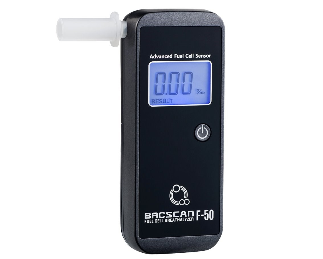 BACscan F-50 alcohol tester 0 - 4% Black - Afbeelding 2