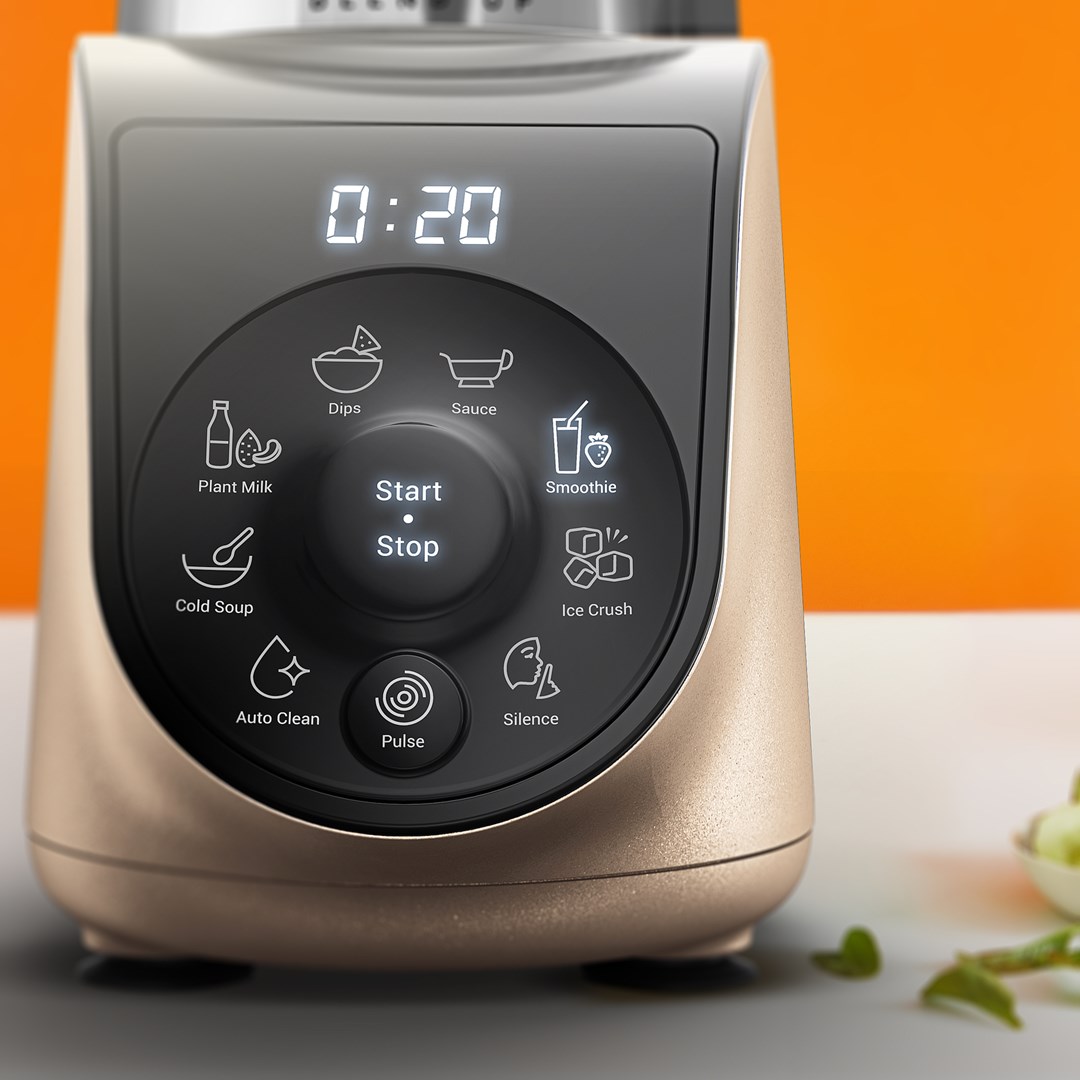 Tefal Blend Up BL190AF0 blender 0.85 L Tabletop blender 1000 W Beige, Black, Transparent - Afbeelding 15