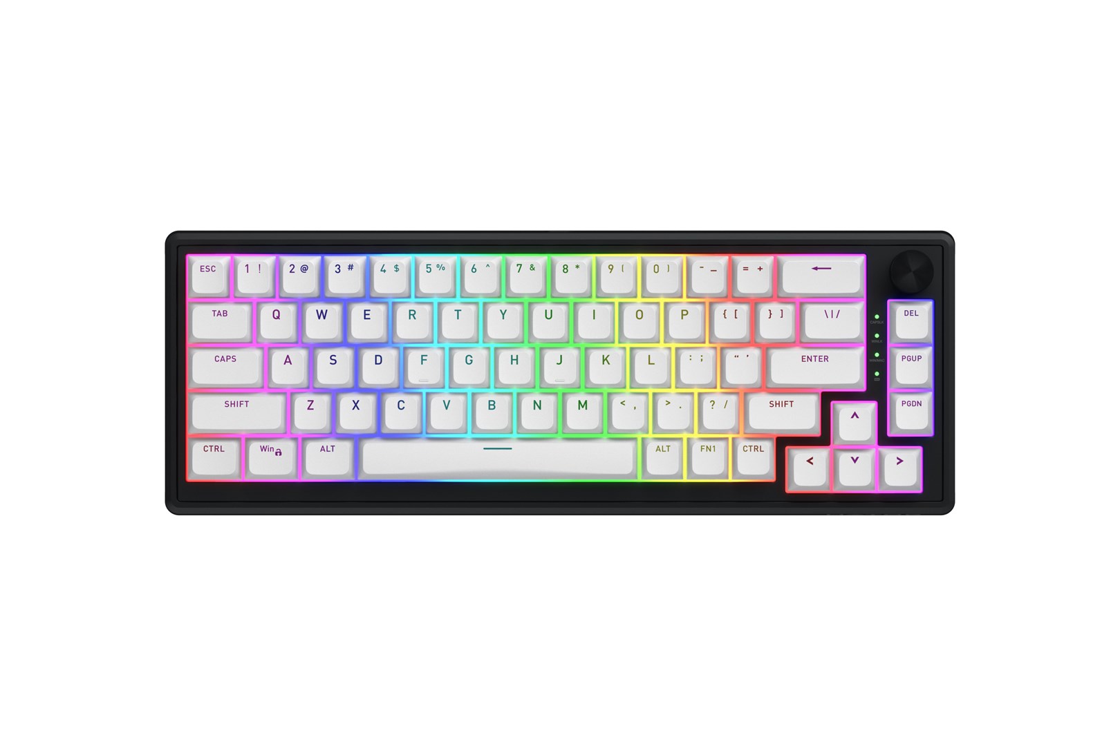 HATOR Skyfall Wireless 65 keyboard Gaming USB + RF Wireless + Bluetooth QWERTY US English Black, White - Afbeelding 11