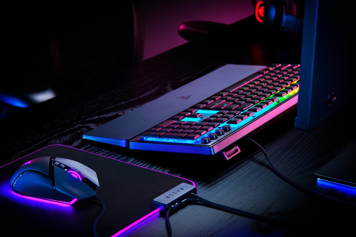 Razer Ornata V3 RGB Gaming USB Keyboard, Black - Afbeelding 5