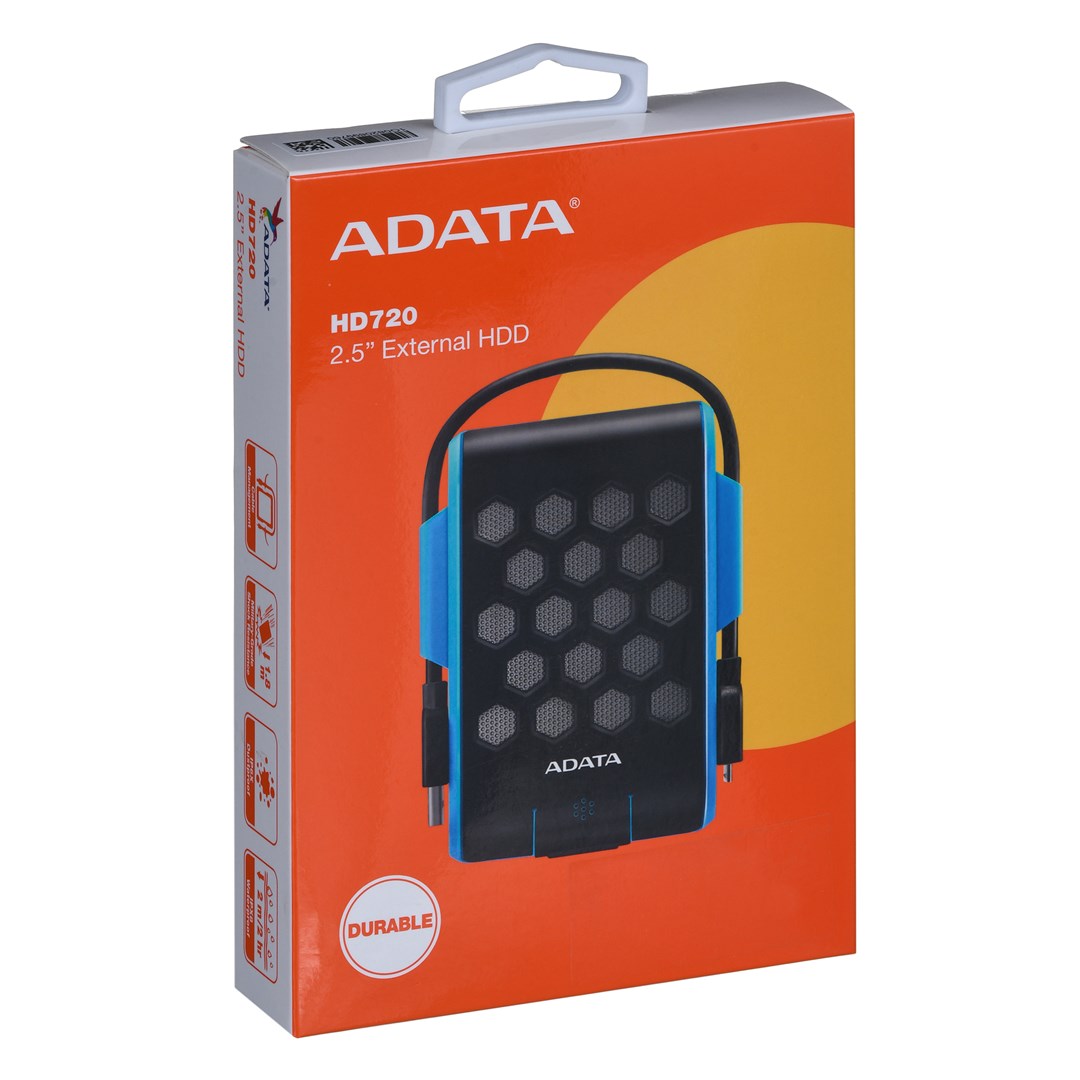 ADATA HD720 external hard drive 1 TB Black, Blue - Afbeelding 10