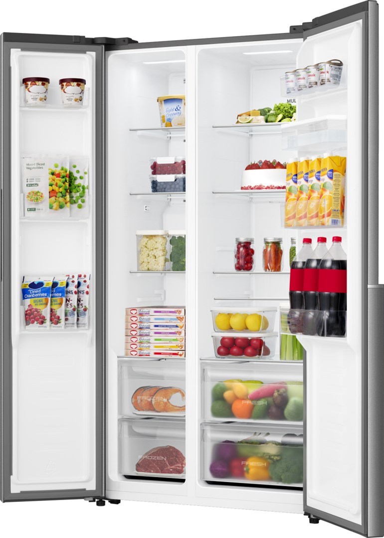 Gorenje NRS917E41XWD side-by-side refrigerator Freestanding 541 L E Stainless steel - Afbeelding 10