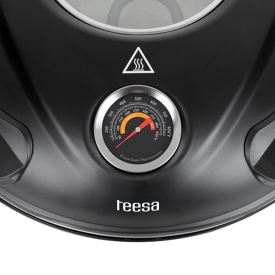 TEESA SUPREME pizza oven, 1200 W, 32 cm, window, removable stone - Afbeelding 7