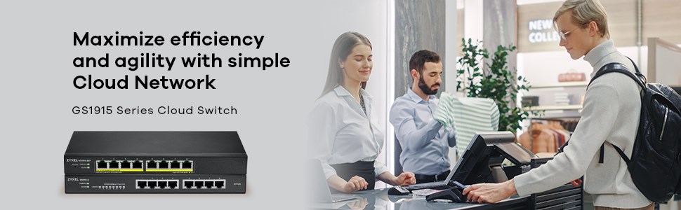 Zyxel GS1915-8 Managed L2 Gigabit Ethernet (10/100/1000) Black - Afbeelding 25