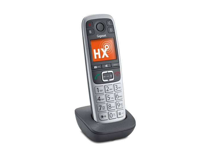 Gigaset E560HX Analog/DECT telephone Caller ID Grey, Silver - Afbeelding 4