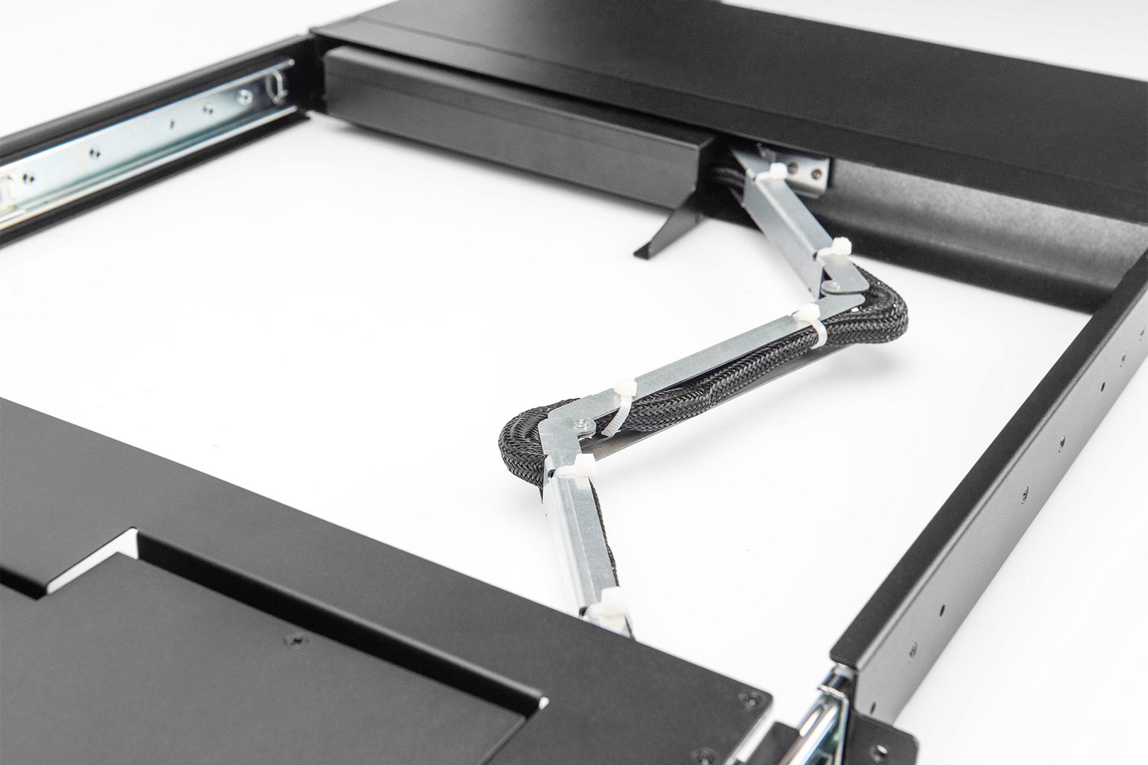 Digitus DS-72220-7GE rack console 43.2 cm (17") 1920 x 1080 pixels Black 1U - Afbeelding 5