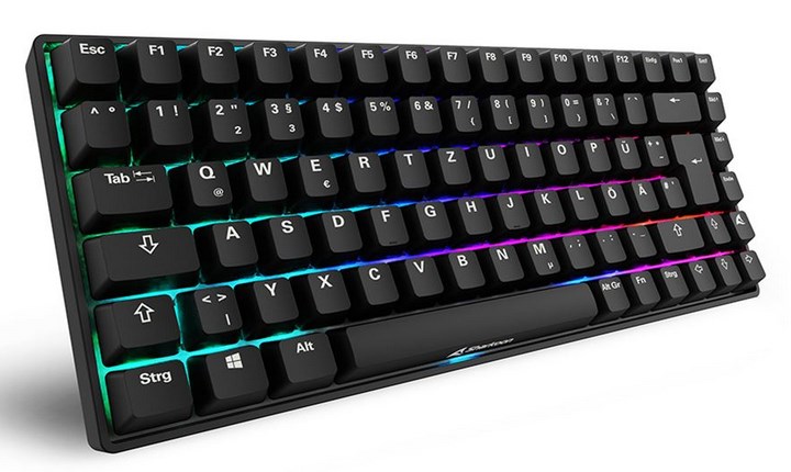 Sharkoon SGK50 S3 keyboard Gaming USB QWERTZ German Black