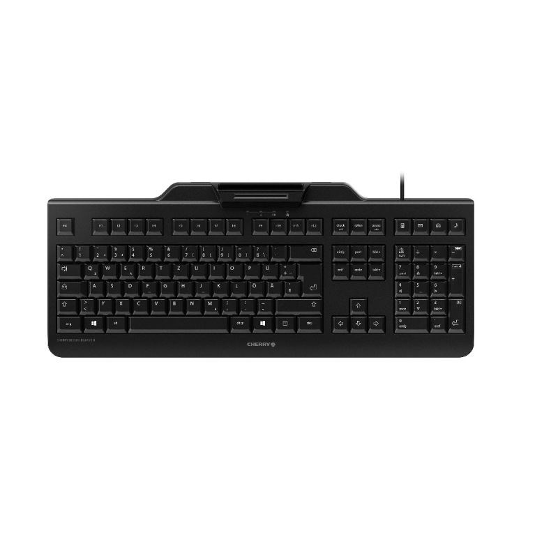CHERRY SECURE BOARD 1.0 keyboard Office USB QWERTZ German Black - Afbeelding 4