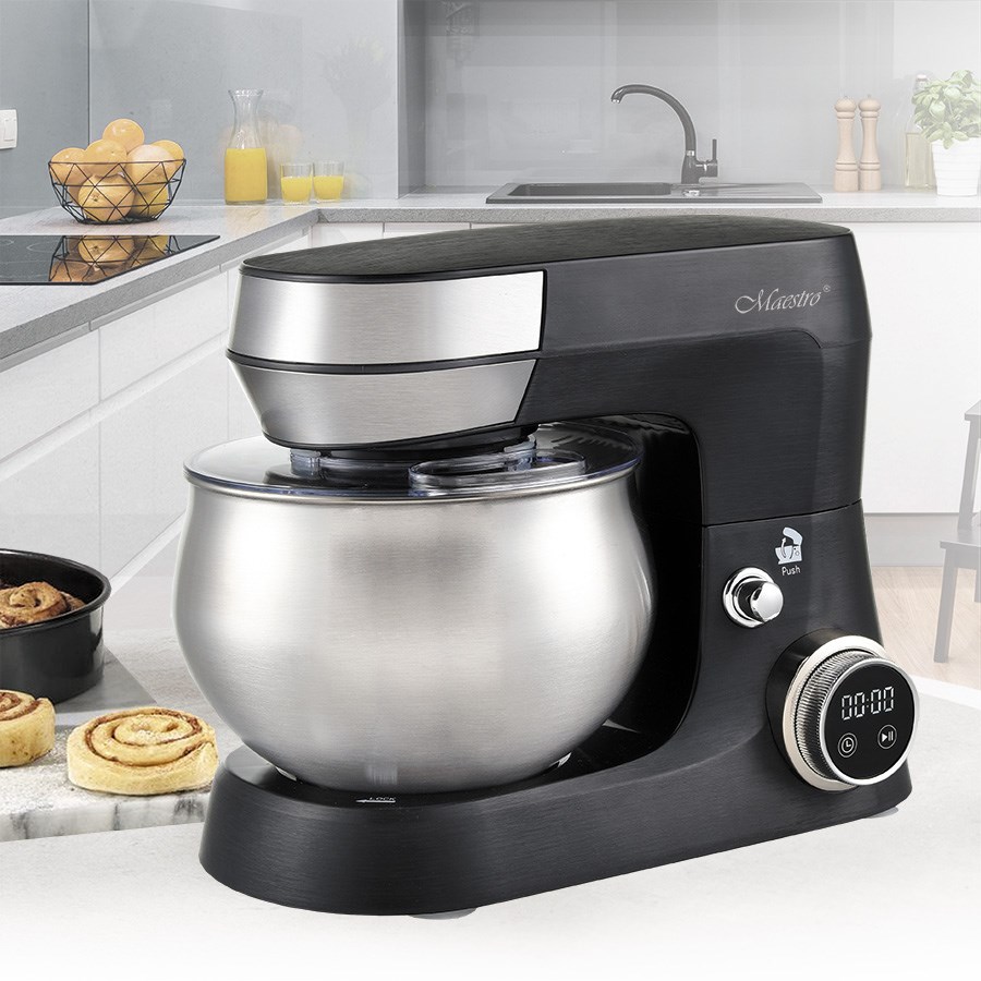 Feel Maestro MR-558 mixer Stand mixer 2000 W Black, Stainless steel - Afbeelding 2